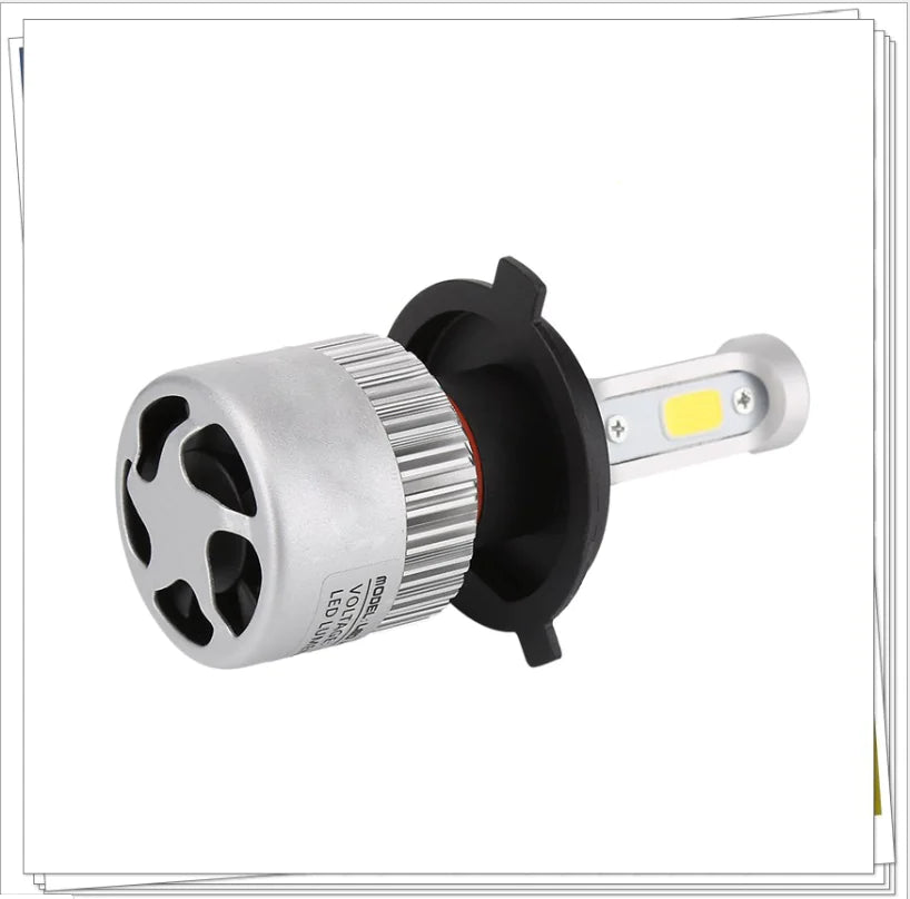 C6 36W LED Car Headlights with Integrated Cooling Fan
