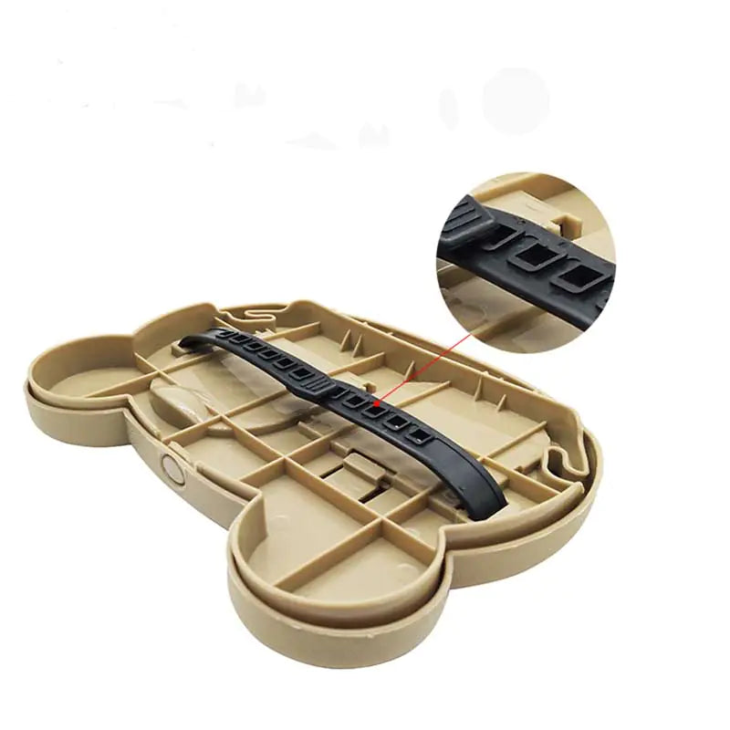 Car Seatback Tray with Folding Cartoon Drink Holder