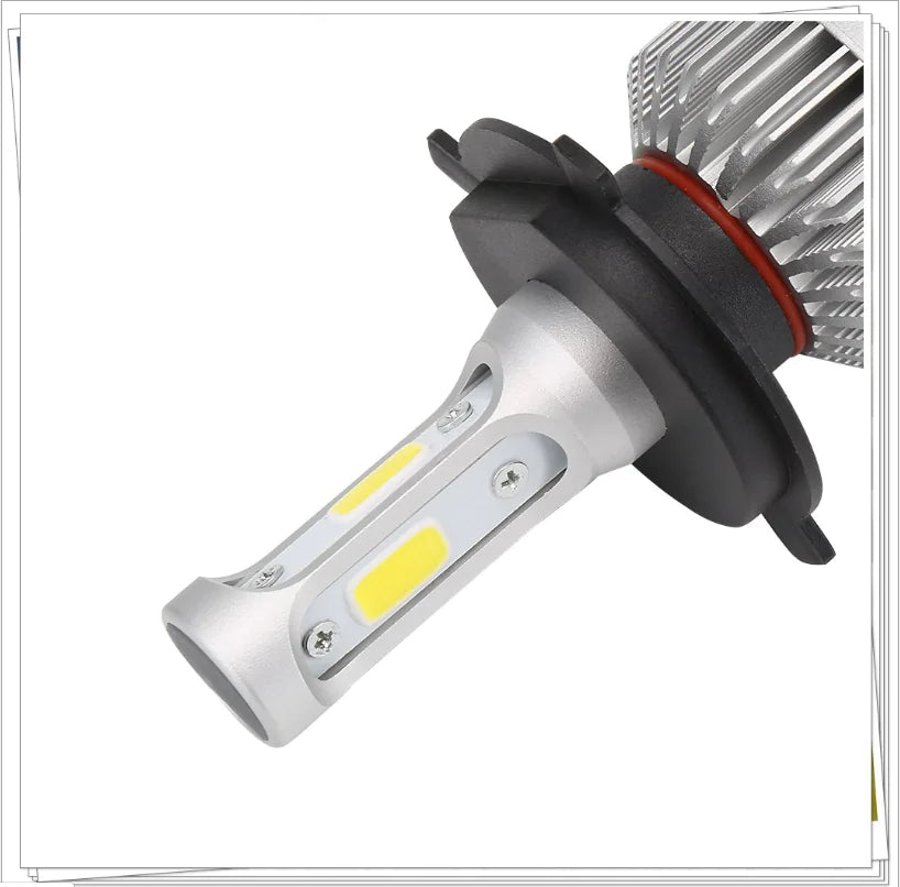 C6 36W LED Car Headlights with Integrated Cooling Fan
