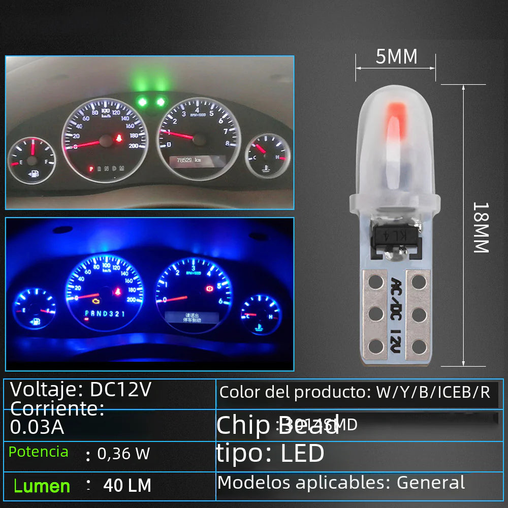 LED Car Dashboard Indicator Light T5 Base Upgrade