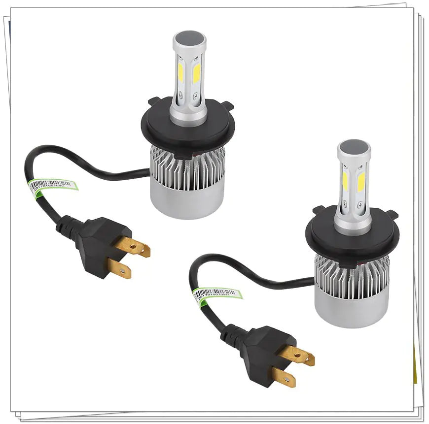 C6 36W LED Car Headlights with Integrated Cooling Fan