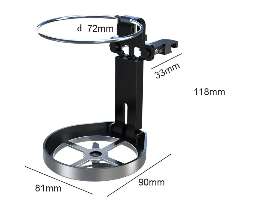 Foldable Car Drink Holder with Cooling Fan